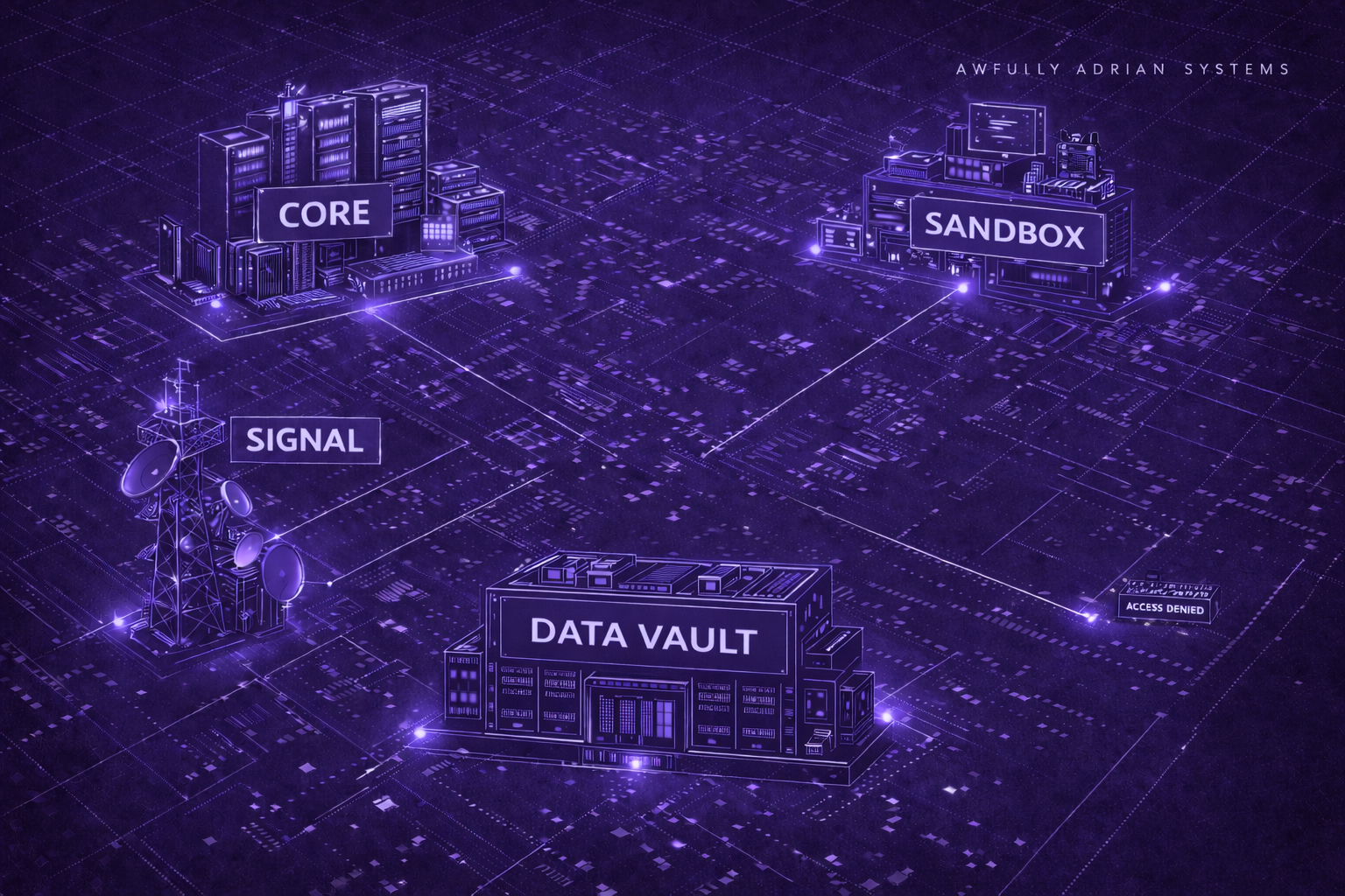 Awfully Adrian Systems map